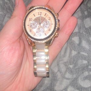 Michael Kors rose gold, watch